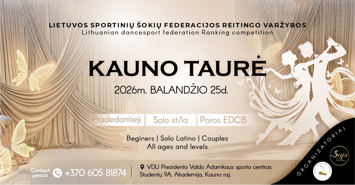 Kauno taurė 2026