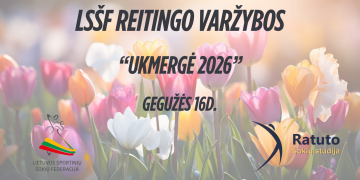 Lietuvos sportinių šokių federacijos reitingo varžybos "Ukmergė 2026" poster