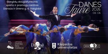 Kvalifikacinės sportinių šokių varžybos “Danės taurė 2026” poster
