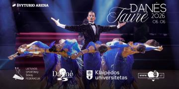 Kvalifikacinės sportinių šokių varžybos “Danės taurė 2026” poster