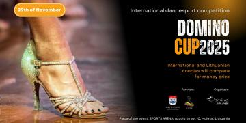 International and LDSF ranking competition “Domino Cup 2025” poster