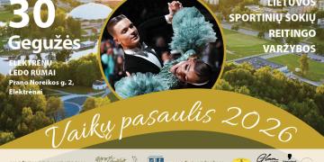 LSŠF reitingo varžybos „Vaikų pasaulis 2026“ poster