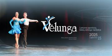 Lietuvos sportinių šokių reitingo varžybos “Vėlunga 2025” poster